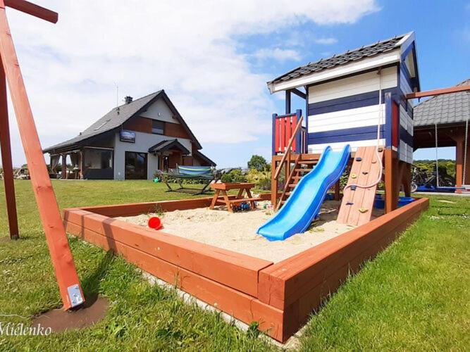 Holiday Home With A Terrace, Sauna, Jacuzzi Mielenko Dış mekan fotoğraf