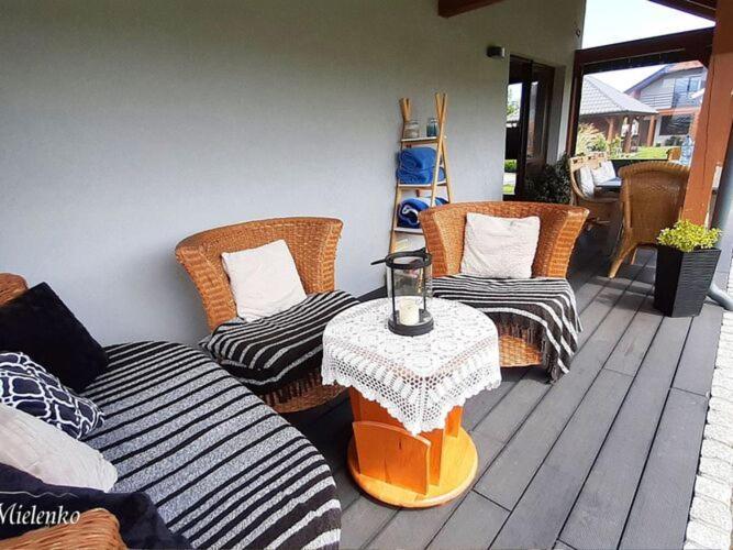 Holiday Home With A Terrace, Sauna, Jacuzzi Mielenko Dış mekan fotoğraf